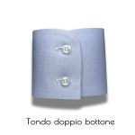 Almigra camiceria polsino tondo doppio bottone